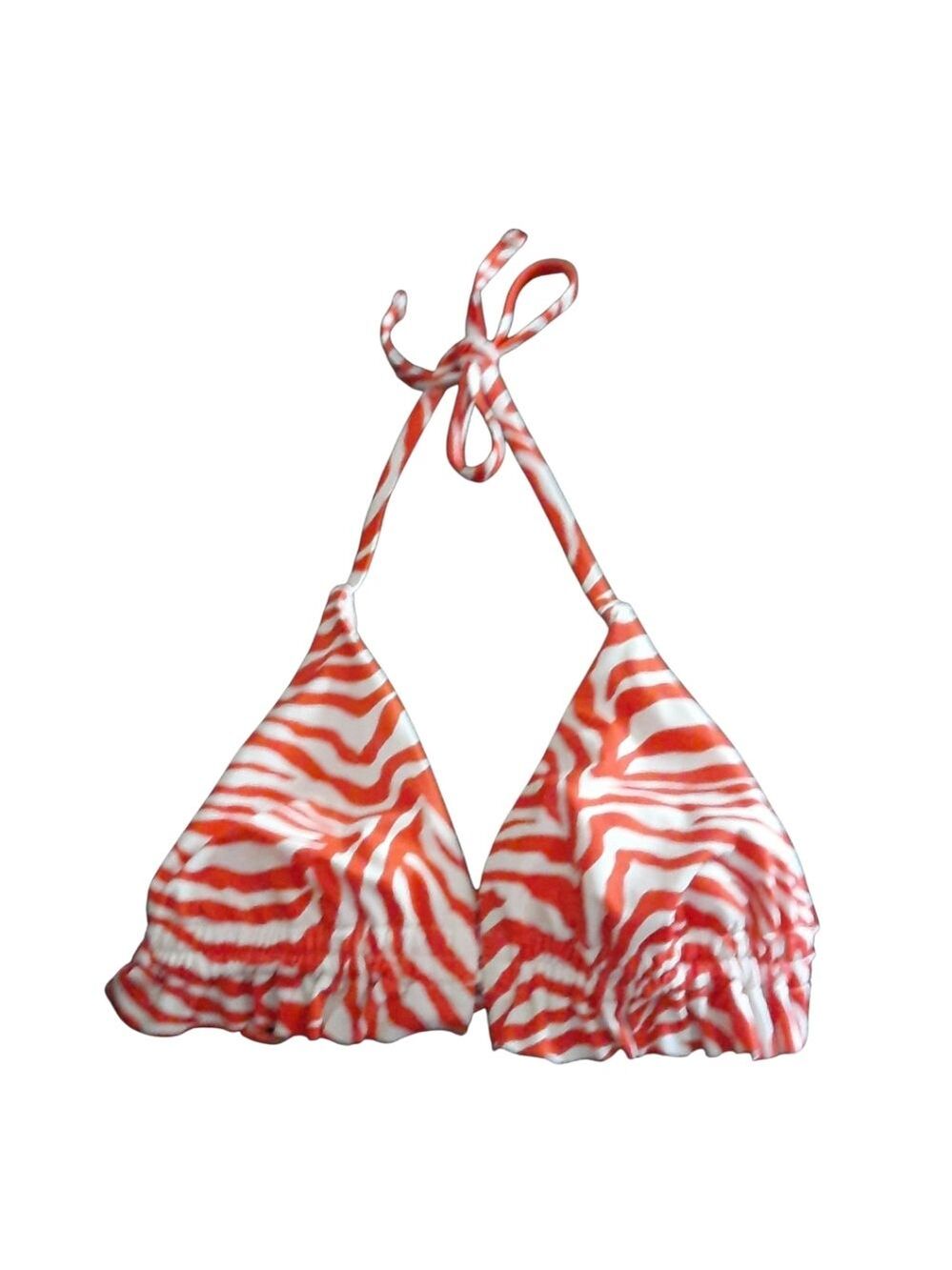 Shade & Shore Animal Print Bikini Top Extra Large